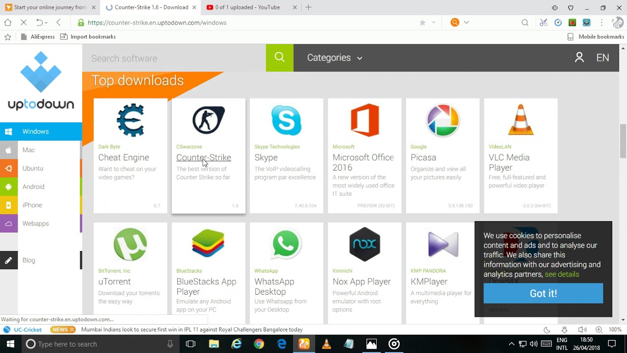 How to download COUNTER STRIKE original file as 252 MB