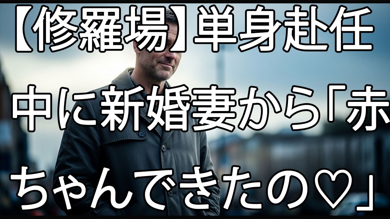 【修羅場】単身赴任中に新婚妻から「赤ちゃんできたの♡」→何も知らない浮かれた妻に真実を告げた結果…