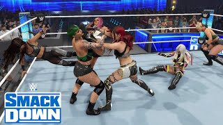 WWE 2K23 SMACKDOWN WINNING TEAM WILL FACE TOXIC ATTRACTION AT MITB