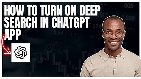 How to turn deep search in Chatgpt