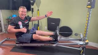 Total Gym   Backwards Seated Exercises