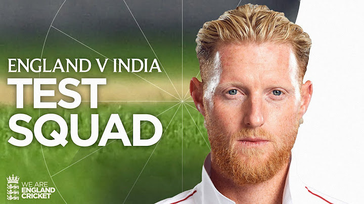 🦁 England Men's 1st Test Squad | England v India