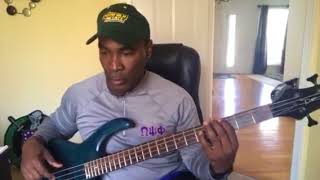 Video thumbnail of "Bass cover to The Isley’s “Hello it’s Me”"