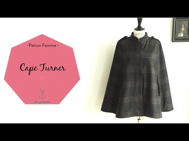 Patron Couture Femme Cape Turner- PDF