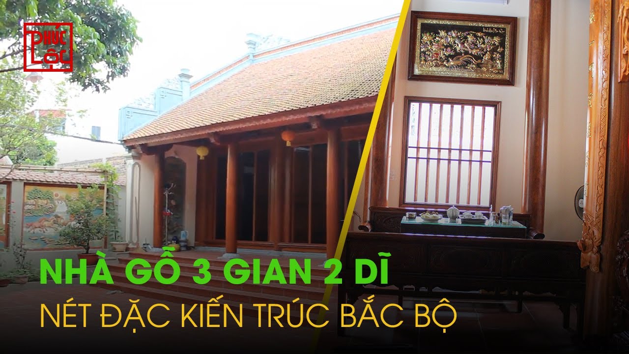 Nhà Gỗ Lim 3 Gian 2 Dĩ Kiểu Nhà Truyền Thống Đặc Trưng Bắc Bộ ...