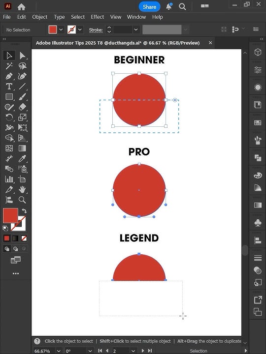 Adobe Illustrator 2025 - Shape Cutting Tips from Beginner to Legend #ducthangds