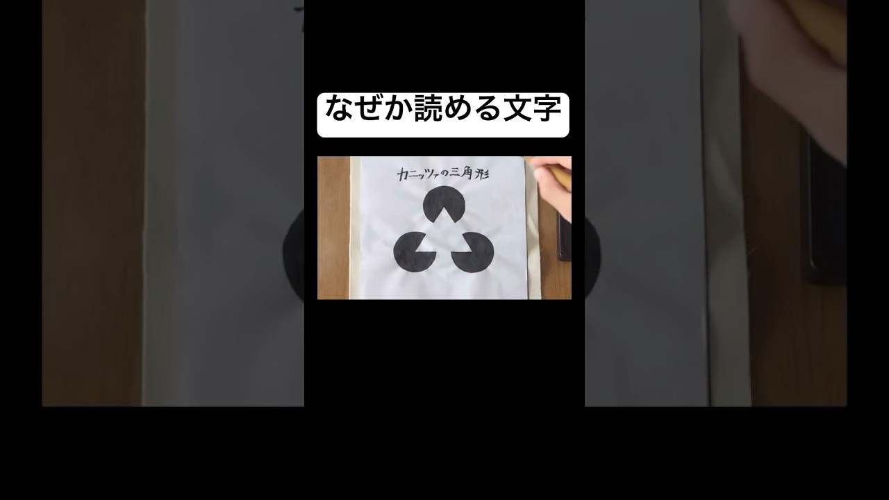 錯視 書道。