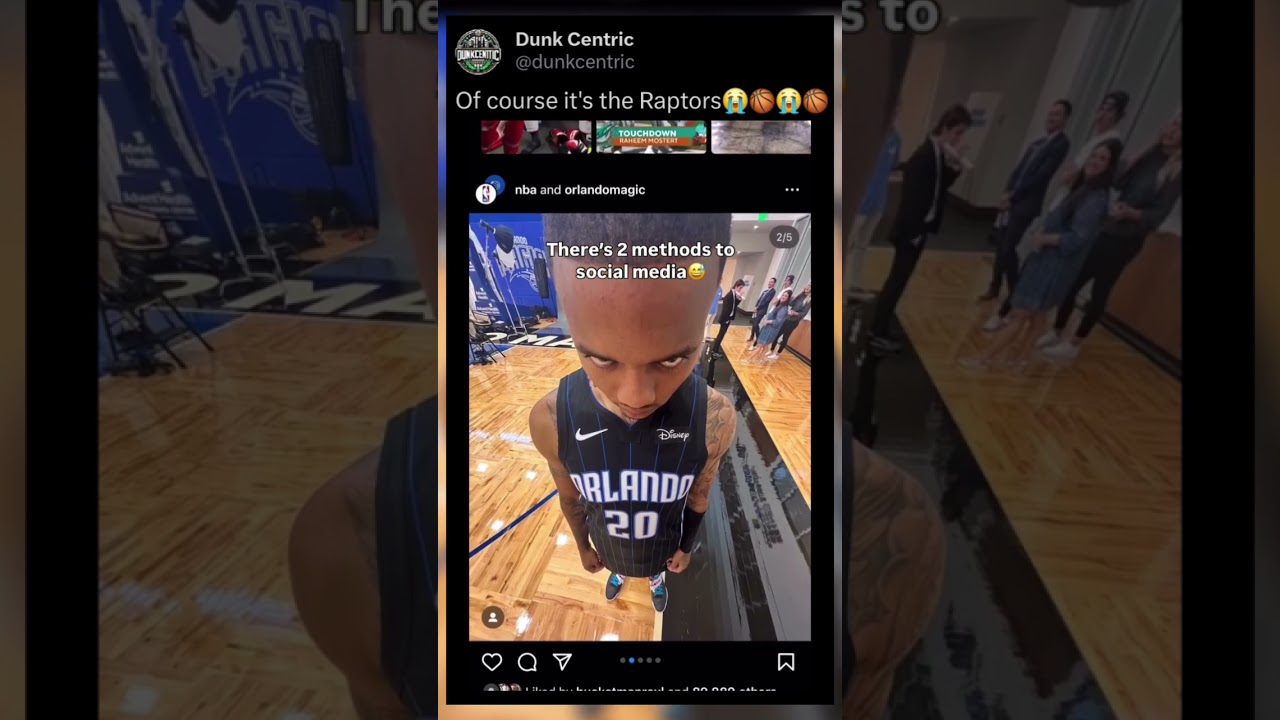 Orlando always be goofy🤣🏀🤣🏀