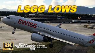 A320 Fenix | Alps Crossing | LSGG to LOWS | MSFS 2024 | 2K