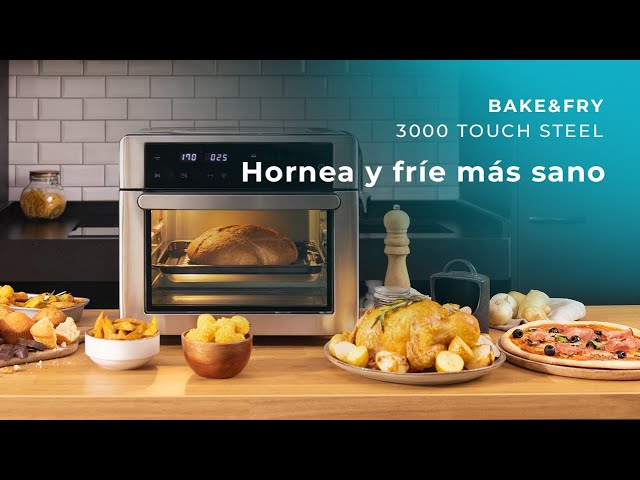 Horno Freidora de Aire Caliente Cecotec Bake&Fry 3000 Touch Steel.