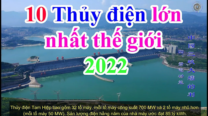 Top thuy dien lon nhat the gioi wiki năm 2024