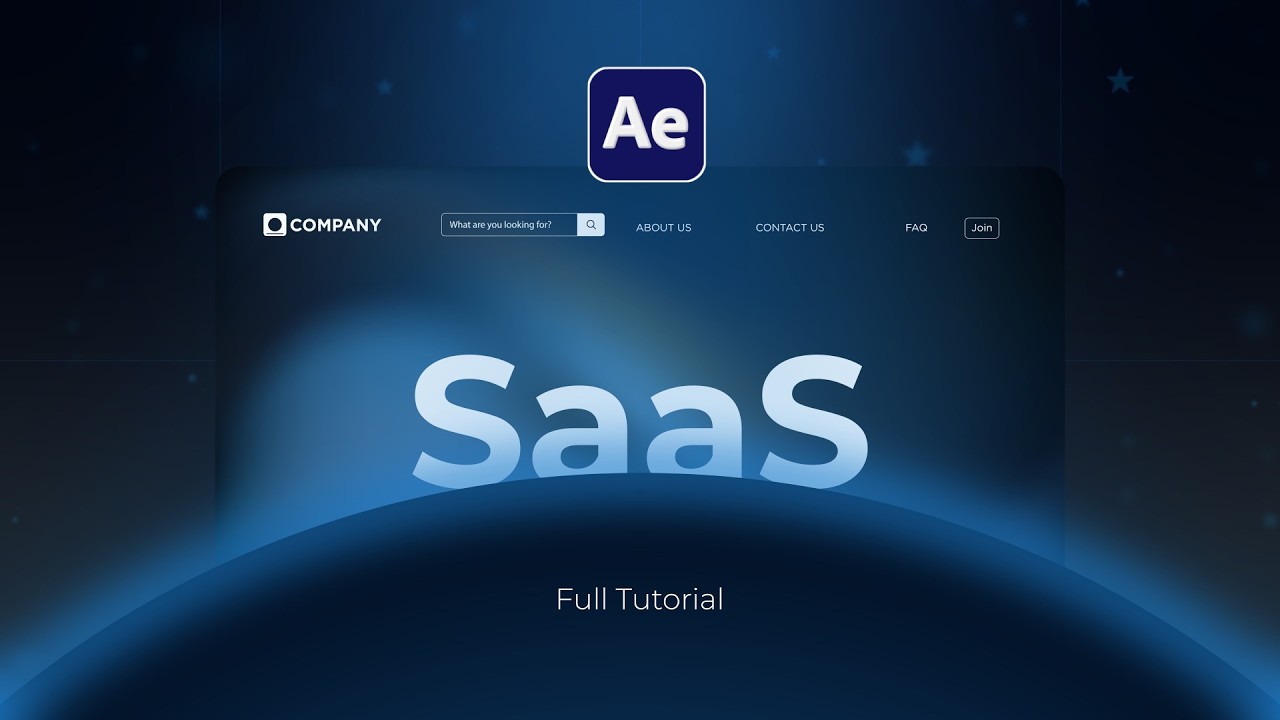 How to Create a SaaS Animation in After Effects - YouTube