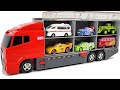 13 Types Tomica Cars ☆ Tomica opening and put in big Okatazuke convoy!
