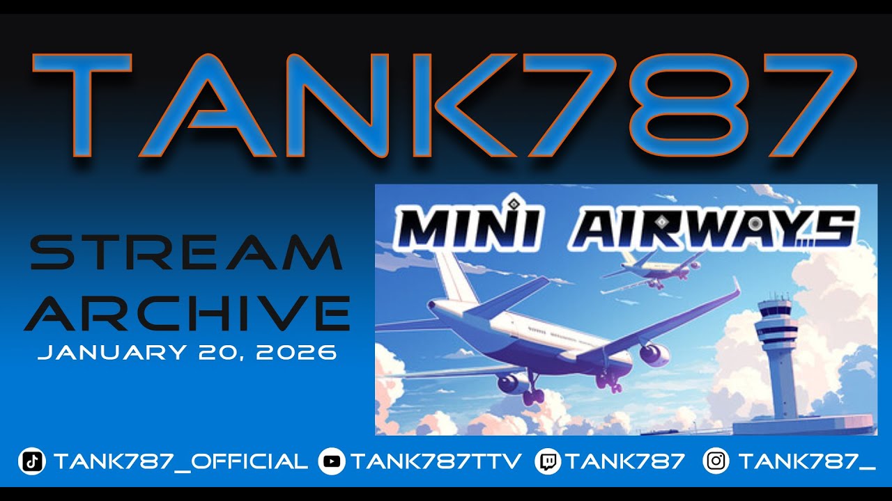 [Twitch Archive] Mini Airways, Mini Stream | 