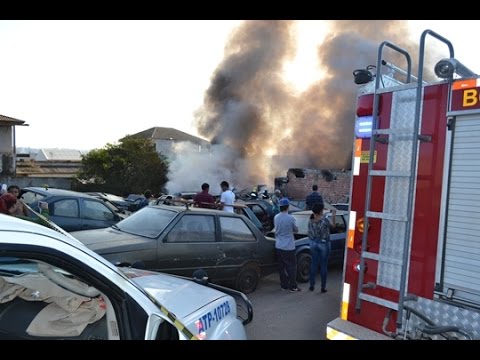 Incêndio em Mecânica no Jardim Paloma