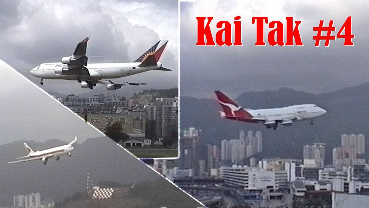 Hong Kong Kai Tak Airport in action #4