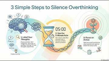 3 Simple Ways to Stop Overthinking | Psychology Tips to Calm Your Mind