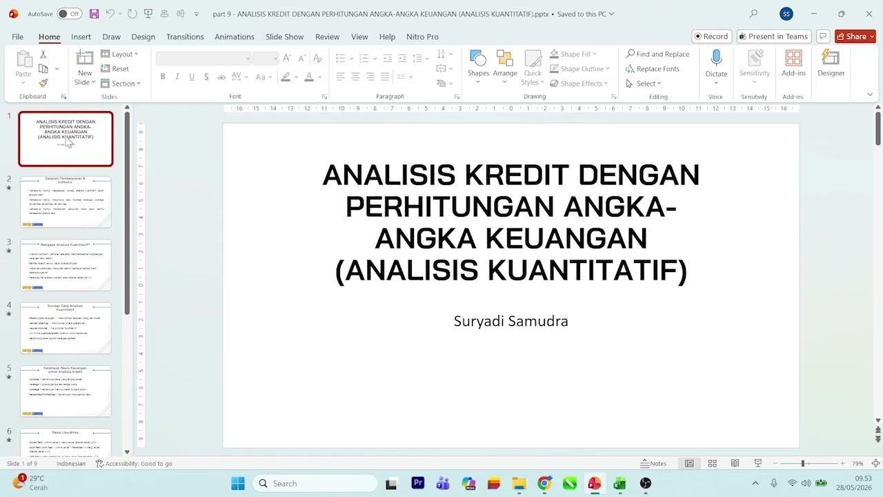 Praktek Analisis Kredit Perusahaan Dengan Menggunakan Laporan Keuangan