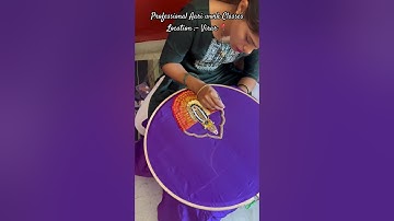 Aari work devi design || Aari work classes virar #aariworkforbeginners