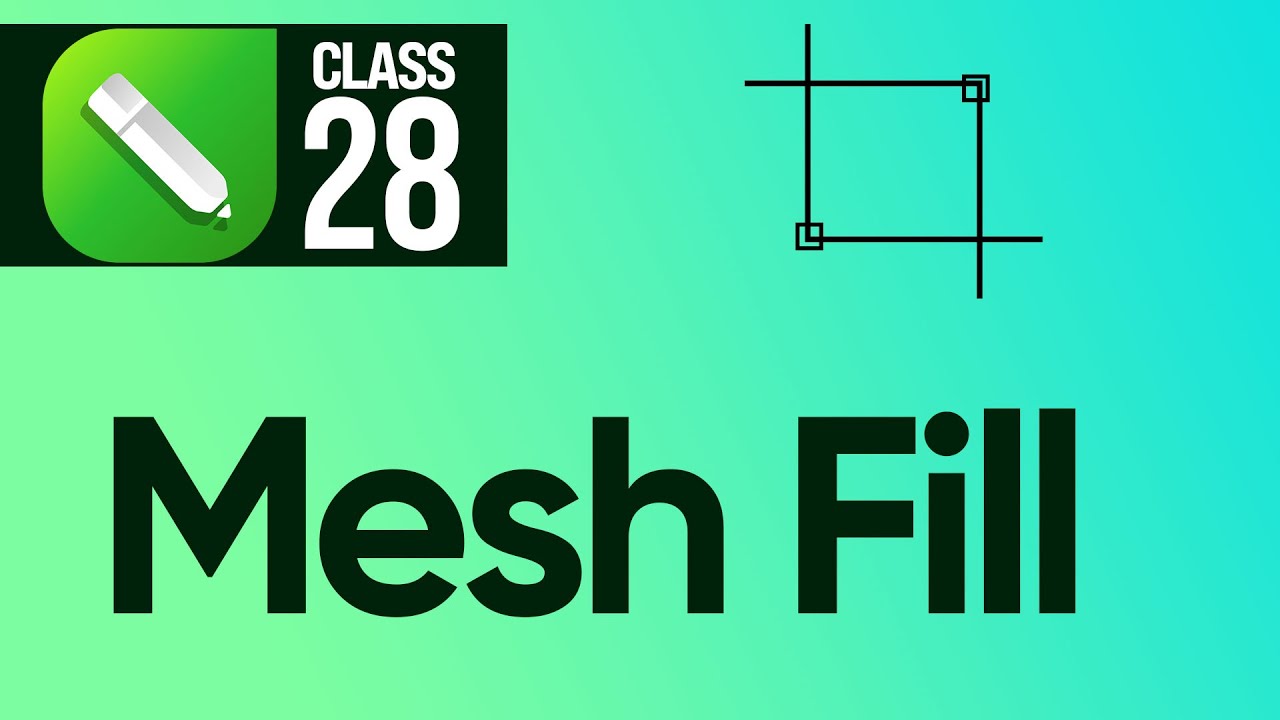 Mesh Fill Tool in CorelDRAW 2021 Class 28 - Urdu / Hindi - YouTube