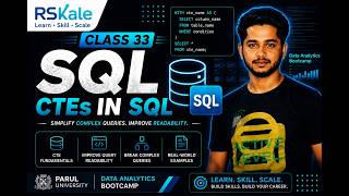 CTEs in SQL | Common Table Expressions for beginners | Data Analytics Bootcamp Class 33