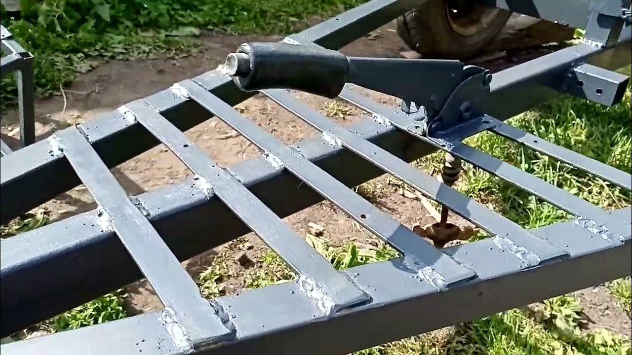 Телега для мотоблока. Самосвал. Часть 2 - YouTube