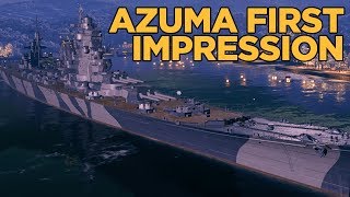 Azuma First Impression - World of Warships