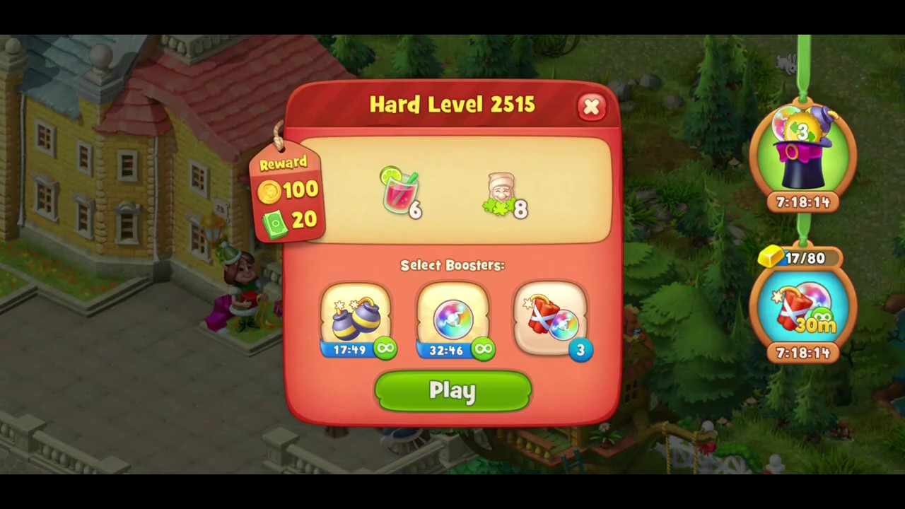 Gardenscapes Level 2515 YouTube