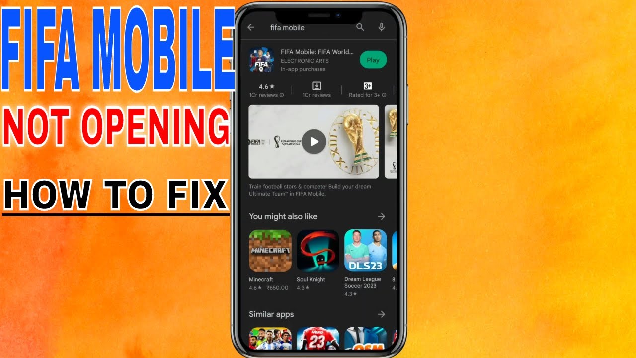 How To Fix FIFA Mobile Not Opening & Working Problem 🔴 - YouTube