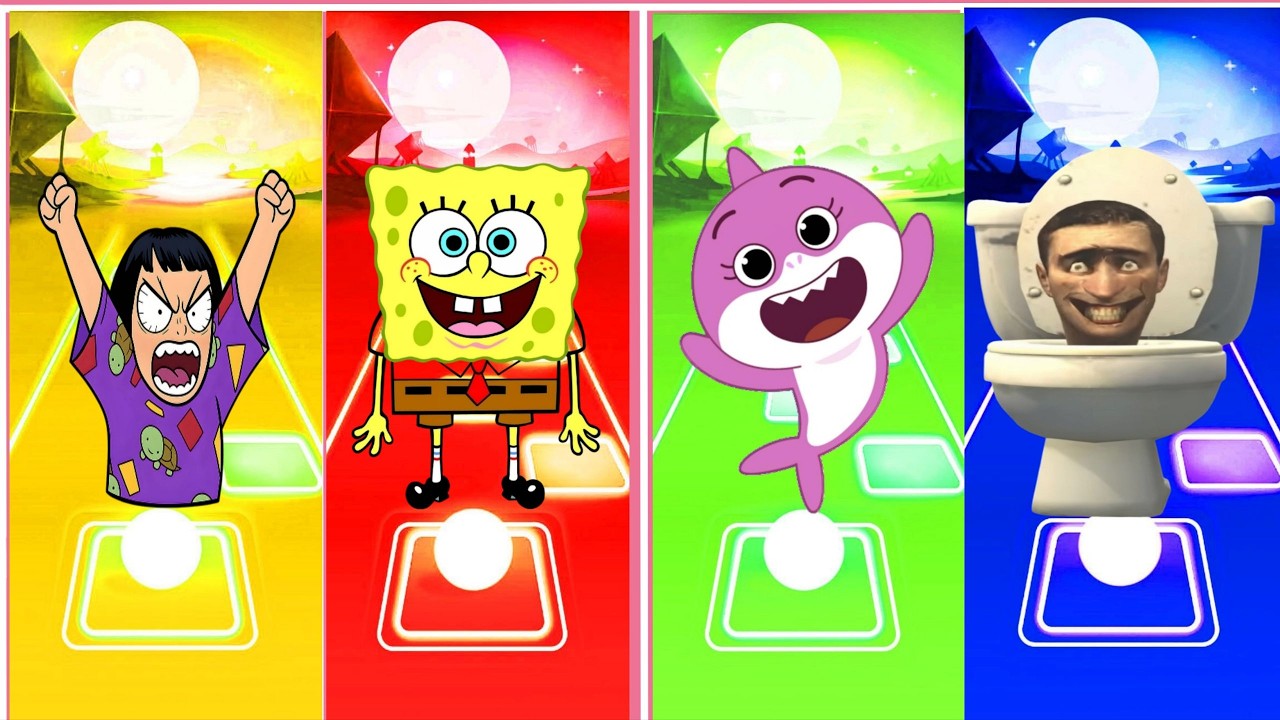 🚽🔥 Skibidi Toilet Coffin Dance Battle 😱🎵 | Tiles Hop ⚡ Part 21 💀 🚀