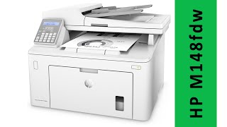 HP M148fdw replace drum unit and Toner cartridge, Print supply status page.