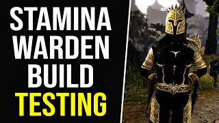 🔴LIVE | Elder Scrolls Online -💥ESO PvP💥Stamina Warden Build Testing | How Good is Cleave? !builds