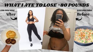 Realistic What I eat in a day for Weight Loss | -80 pounds ￼weight loss meal plan |Meal Prep |Part 1