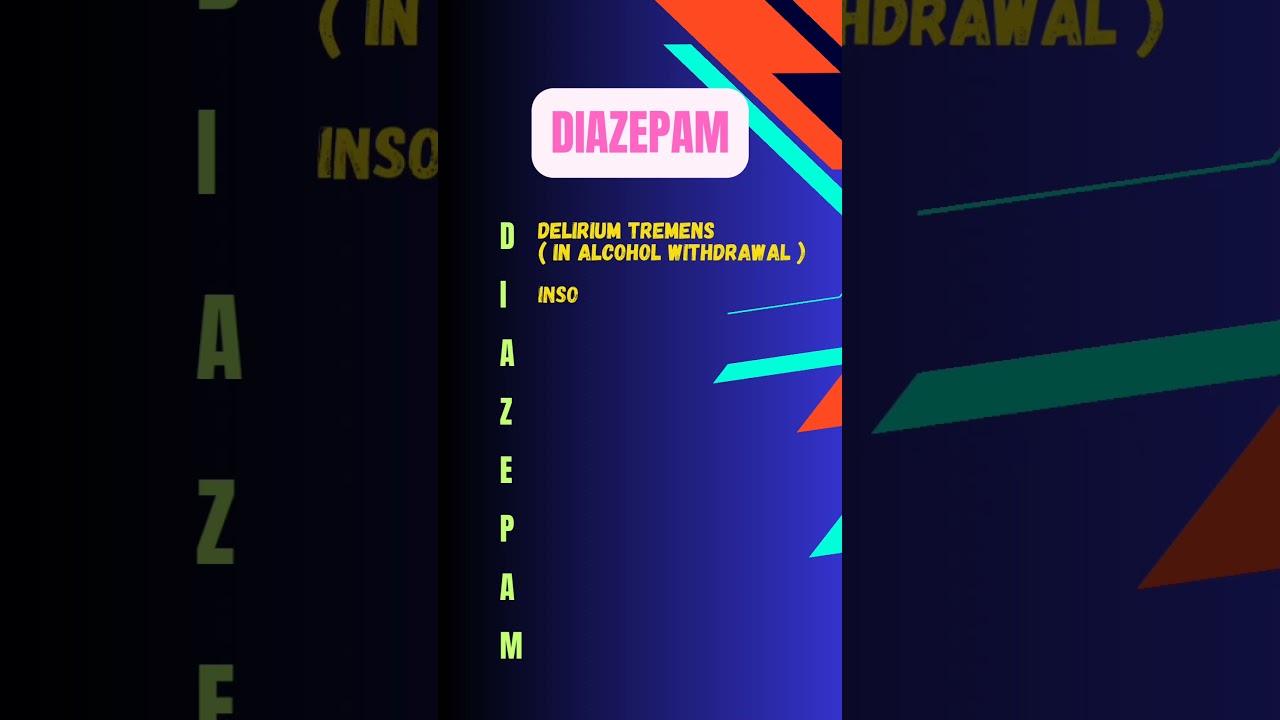 Mnemonic for Therapeutic Effects Of Diazepam| pharmacology mnemonics| USMLE Mnemonics