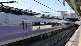 E351系・基本編成(S1編成)入換シーン(H30.3.12)