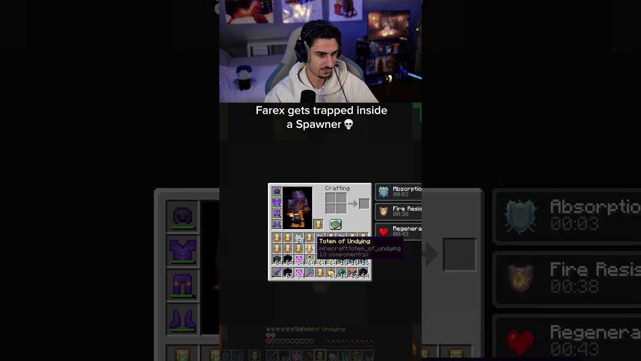 Farex gets trapped inside a Spawner...