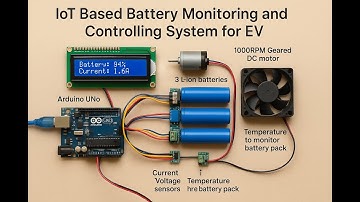 IoT based Battery monitoring and controlling system for EV