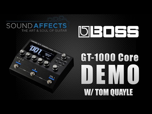 Boss GT-1000Core Multi-Effects Processor Demo w/Tom Quayle