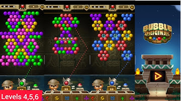 BUBBLE SHOOTER ORIGINAL, Mobile game gameplay, Android game  gameplay, P  4,5,6