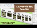 Upgrade Your Home Design with Perfectly Matching Louver 7 Louver Window Revit Families