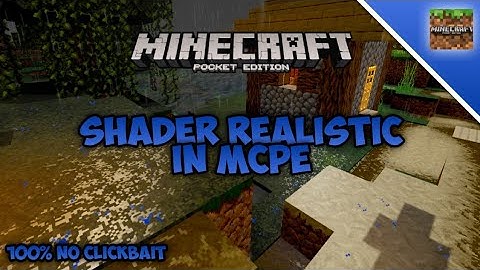 SHADER REALISTIC DI MCPE!!! (SHADOW,REFLECTION,CLOUD REAL)