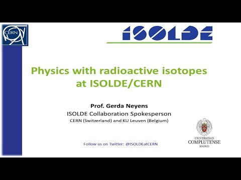 IPARCOS Physics with radioactive isotopes at ISOLDE/CERN.