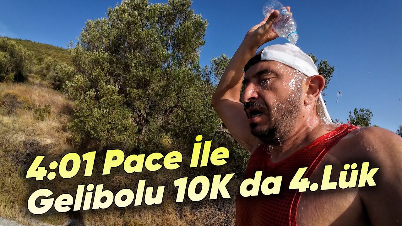 Gelibolu'da Kamera ile 4:01 pace 10k