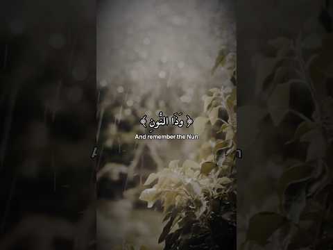 وذا النون اذ ذهب مغاضبا ادريس ابكر قرآن