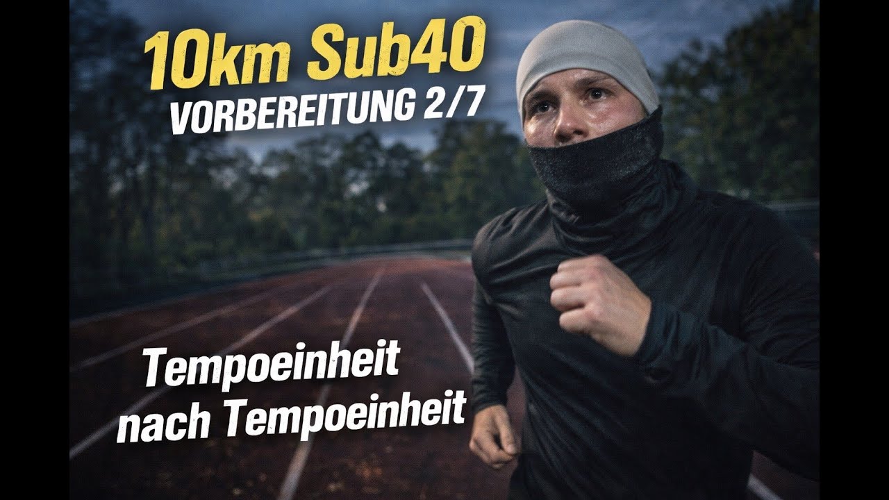 TEMPOEINHEIT NACH TEMPOEINHEIT - 10km Sub40 Vorbereitung Woche 2/7