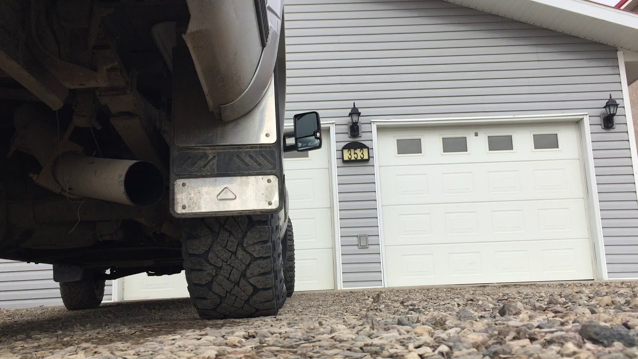 Diamond eye exhaust 6.5 diesel (rolls coal stock) - YouTube