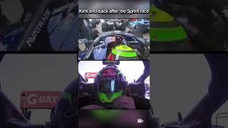 Kimi tried to apologize for the collision… #f1 #formula1 #antonelli #hadjar