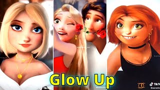 Disney Princesses Glow Up Transformation - TikTok Art №10