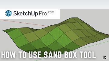 How to use sand box tool using Sketch up pro 2021//JYSL