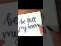 lettering in a sketchbook using a brushpen. #lettering #bestcalligraphy #art #shorts